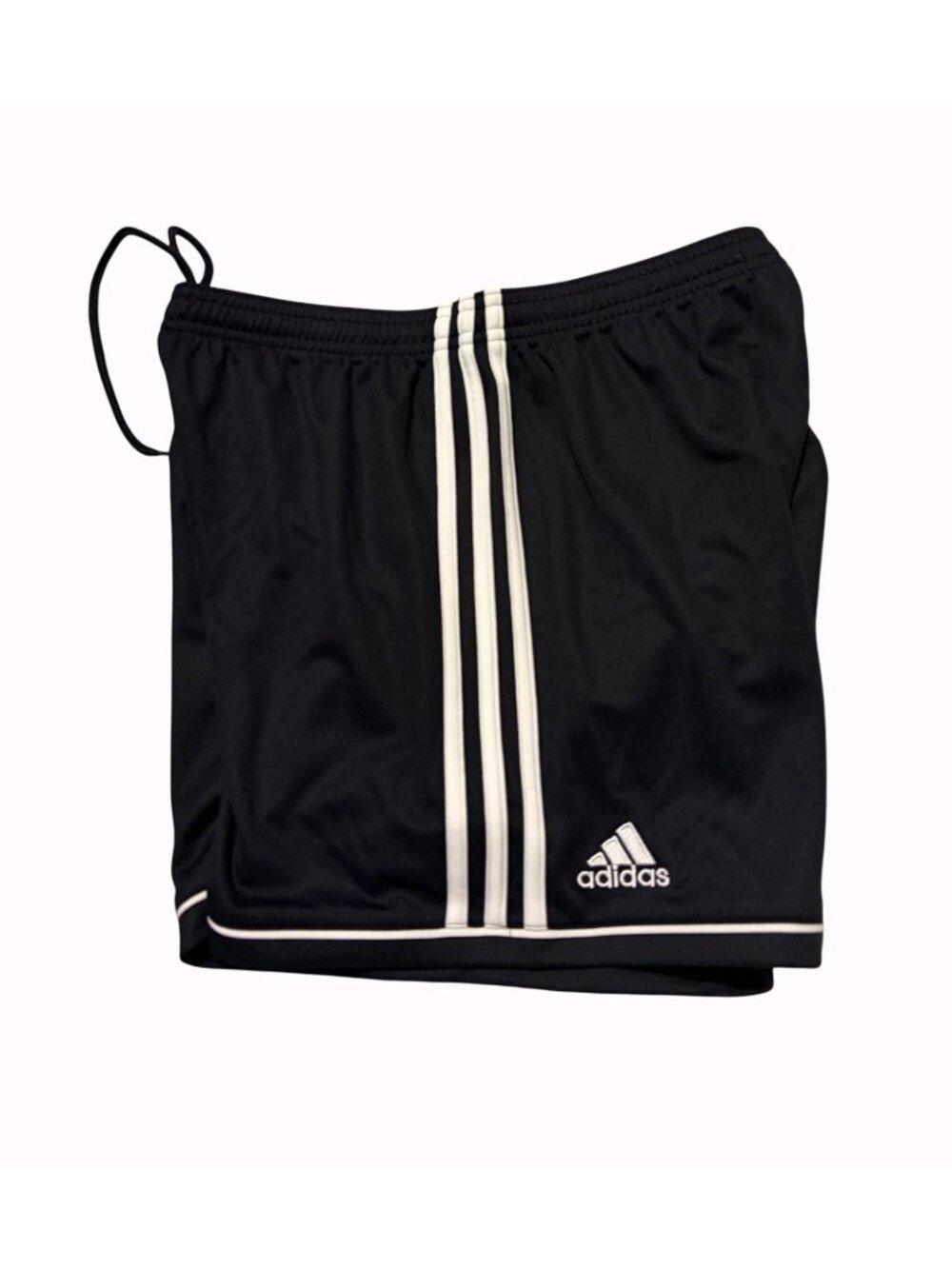 Copy-Adidas Squadra 17 soccer shorts, 5" - Black & White - Women's Small - NEW!